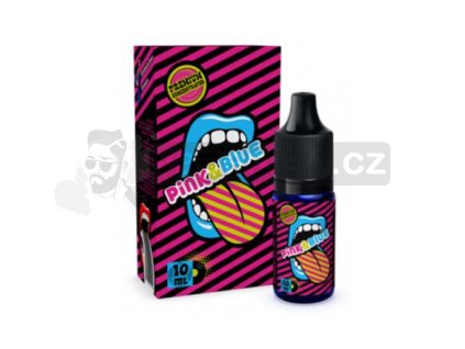 Příchuť Big Mouth: Pink & Blue (Malina & borůvka) objem 10ml tabáková nálepka Kolek Q