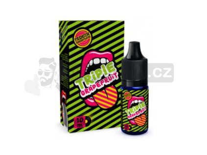 Příchuť Big Mouth: Triple Grapefruit (Šťavnatý grapefruit) objem 10ml tabáková nálepka Kolek Q