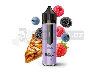 Příchuť ProVape Heroes S&V: Zorro (Jablečný koláč s lesním ovocem) objem 10ml tabáková nálepka Kolek Q