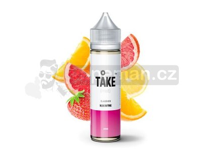 Příchuť ProVape Take Mist S&V: Man in Pink (Sladký ovocný mix) objem 10ml tabáková nálepka Kolek Q