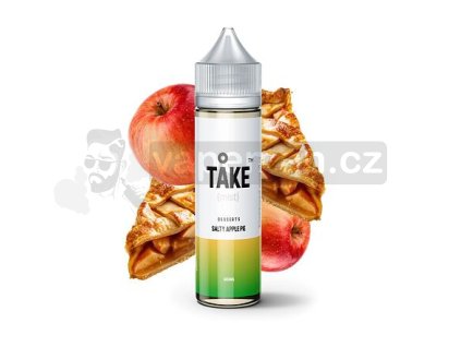 Příchuť ProVape Take Mist S&V: Salty Apple Pie (Jablečný koláč se slaným karamelem) objem 10ml tabáková nálepka Kolek Q