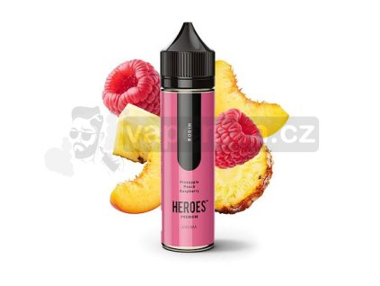 Příchuť ProVape Heroes S&V: Robin (Ananas, broskev, malina) objem 10ml tabáková nálepka Kolek Q