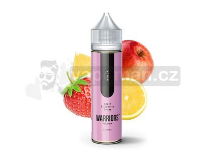 Příchuť ProVape Warriors S&V: Ninja (Jablko, jahoda, citrusy) objem 10ml tabáková nálepka Kolek Q