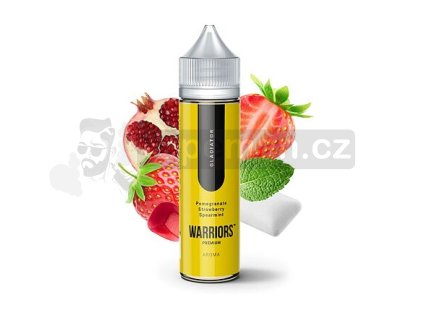 Příchuť ProVape Warriors S&V: Gladiator (Granátové jablko, jahoda, máta) objem 10ml tabáková nálepka Kolek Q