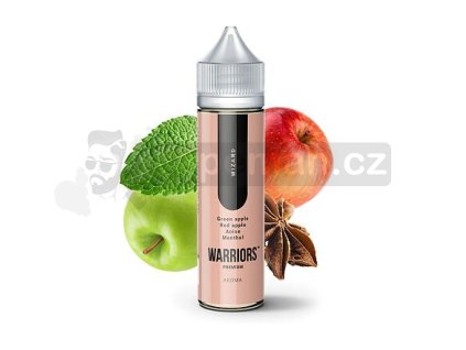 Příchuť ProVape Warriors S&V: Wizard (Zelené jablko, červené jablko, anýz, mentol) objem 10ml tabáková nálepka Kolek Q
