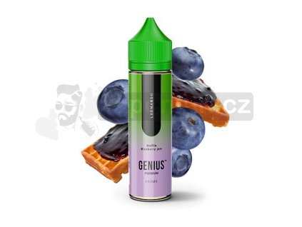 Příchuť ProVape Genius S&V: Leonardo (Vafle s borůvkovým džemem) objem 10ml tabáková nálepka Kolek Q