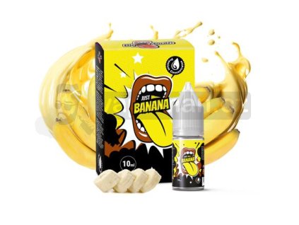 Příchuť Big Mouth: Just Banana (Banán) objem 10ml tabáková nálepka Kolek Q