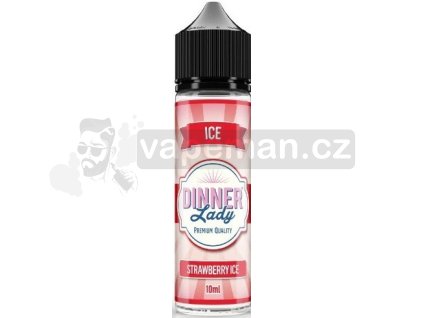 Příchuť Dinner Lady S&V Ice 10ml Strawberry Ice