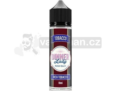 Příchuť Dinner Lady S&V Tobacco 10ml Rich Tobacco
