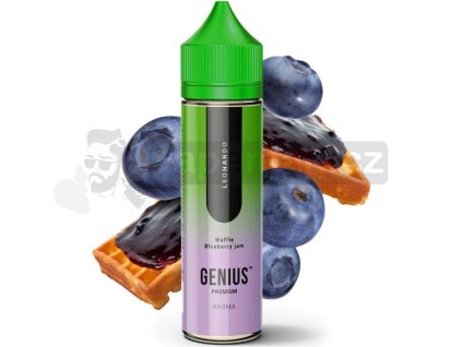 Příchuť ProVape Genius S&V 10ml: Leonardo (Vafle s borůvkovým džemem)