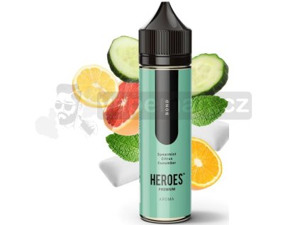 Příchuť ProVape Heroes S&V 10ml: Bond (Máta, citrusy, okurka)