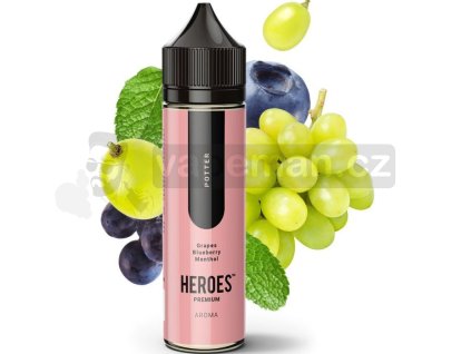 Příchuť ProVape Heroes S&V 10ml: Potter (Hrozny, borůvka, mentol)