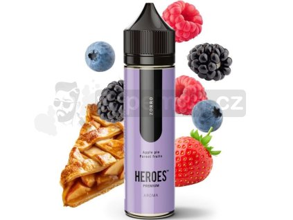 Příchuť ProVape Heroes S&V 10ml: Zorro (Jablečný koláč s lesním ovocem)