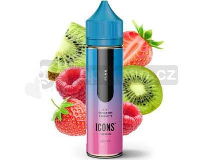 Příchuť ProVape Icons S&V 10ml: Punk (Kiwi, jahoda, malina)