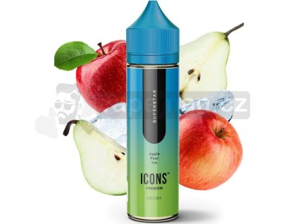 Příchuť ProVape Icons S&V 10ml: Superstar (Ledové jablko a hruška)