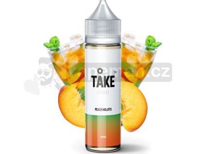Příchuť ProVape Take Mist S&V 10ml: Peach Mojito (Broskvové mojito)