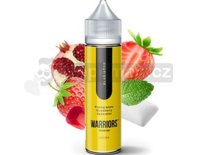 Příchuť ProVape Warriors S&V 10ml: Gladiator (Granátové jablko, jahoda, máta)