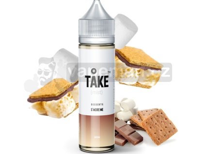 Příchuť ProVape Take Mist S&V 10ml: S'More Me (Grahamové sušenky s marshmallow a čokoládou)