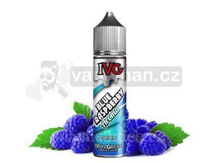 Příchuť IVG S&V: Classics Blue Raspberry (Modrá malina) objem 18ml tabáková nálepka Kolek Q