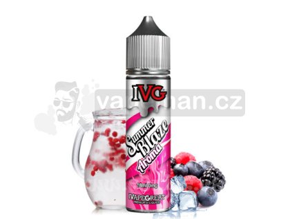 Příchuť IVG S&V: Classics Summer Blaze (Bobulovitá směs s citronem) objem 18ml tabáková nálepka Kolek Q