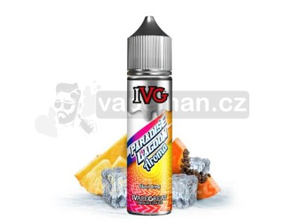 Příchuť IVG S&V: Paradise Lagoon (Ledový ananas s papájou) objem 18ml tabáková nálepka Kolek Q