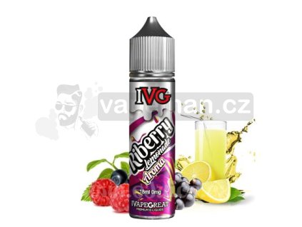 Příchuť IVG S&V: Riberry Lemonade (Limonáda s bobulemi) objem 18ml tabáková nálepka Kolek Q