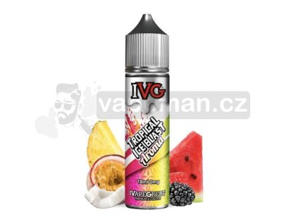 Příchuť IVG S&V: Tropical Ice Blast (Ledový tropický mix) objem 18ml tabáková nálepka Kolek Q