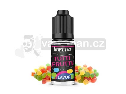 Příchuť Imperia Black Label: Tutti Frutti objem 10ml tabáková nálepka Kolek R