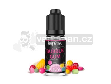 Příchuť Imperia Black Label: Bubble Gum objem 10ml tabáková nálepka Kolek R