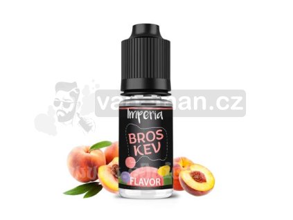 Příchuť Imperia Black Label: Broskev objem 10ml tabáková nálepka Kolek R