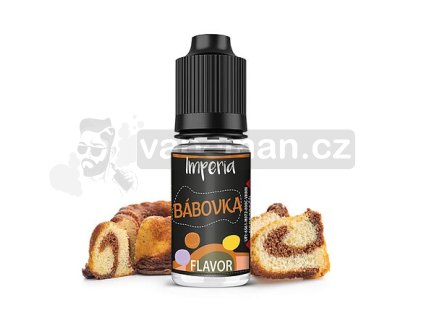 Příchuť Imperia Black Label: Bábovka objem 10ml tabáková nálepka Kolek R
