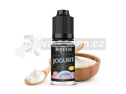 Příchuť Imperia Black Label: Jogurt objem 10ml tabáková nálepka Kolek R