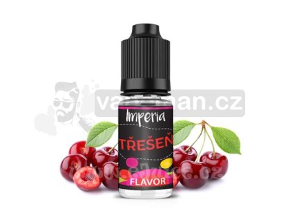 Příchuť Imperia Black Label: Třešeň objem 10ml tabáková nálepka Kolek R