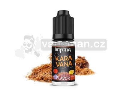 Příchuť Imperia Black Label: Karavana (Tabák) objem 10ml tabáková nálepka Kolek R