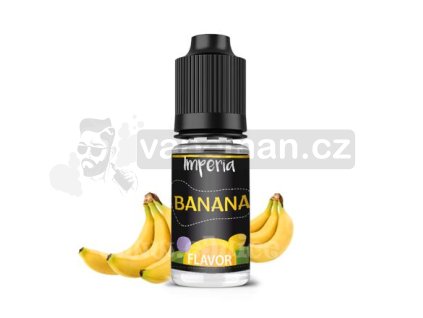 Příchuť Imperia Black Label: Banana objem 10ml tabáková nálepka Kolek R