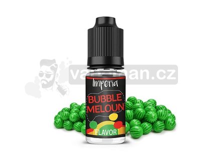 Příchuť Imperia Black Label: Bubble Meloun objem 10ml tabáková nálepka Kolek R