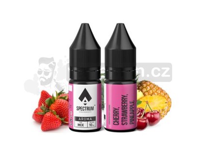 Příchuť ProVape Spectrum: Třešeň, jahoda a ananas objem 10ml tabáková nálepka Kolek R