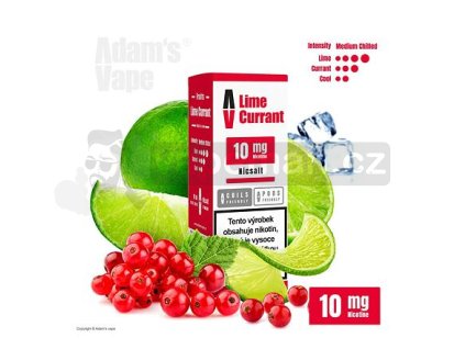 Adam's Vape SALTS Lime Currant (Limetka a rybíz)