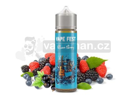 Příchuť Vape Fest S&V: Blues Berry (Bobulovitý mix) objem 10ml tabáková nálepka Kolek R