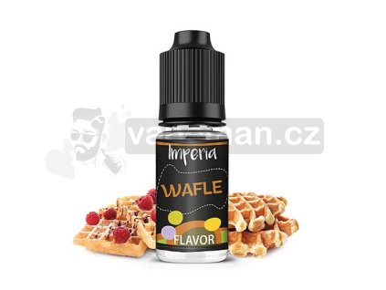 Příchuť Imperia Black Label: Wafle objem 10ml tabáková nálepka Kolek R