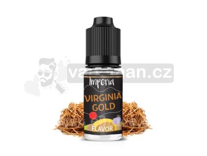 Příchuť Imperia Black Label: Virginia Gold (Virginský tabák) objem 10ml tabáková nálepka Kolek R