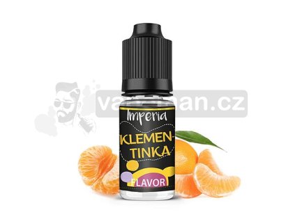 Příchuť Imperia Black Label: Klementinka objem 10ml tabáková nálepka Kolek R