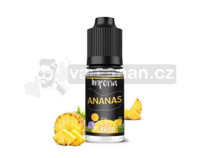 Příchuť Imperia Black Label: Ananas objem 10ml tabáková nálepka Kolek R
