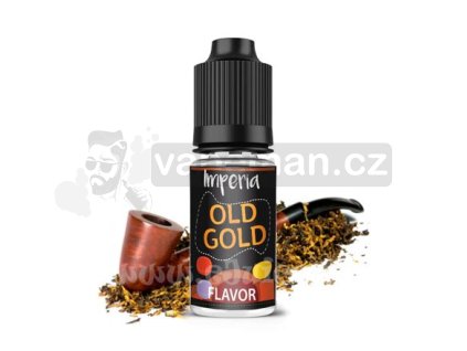 Příchuť Imperia Black Label: Old Gold objem 10ml tabáková nálepka Kolek R