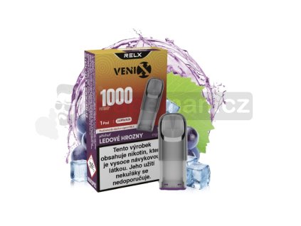 RELX VENIX SOMATCH POD NÁPLŇ GRAPE ICE