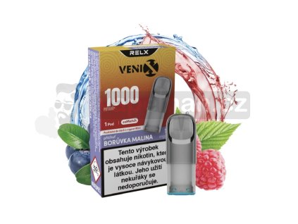 RELX VENIX SOMATCH POD NÁPLŇ BLUEBERRY RASPBERRY