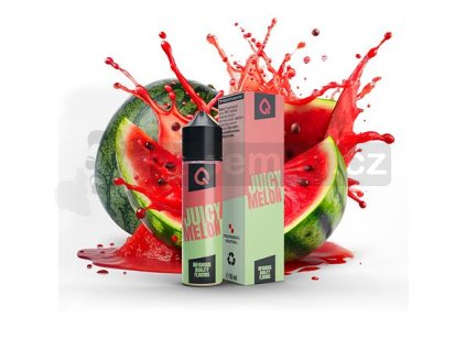 Příchuť Infamous Liqonic S&V: Juicy Melon (Šťavnatý vodní meloun) objem 10ml tabáková nálepka Kolek R