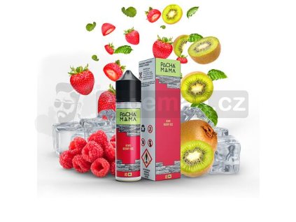 Příchuť Pacha Mama S&V: Kiwi Berry Ice (Bobulovité plody s kiwi a kooladou) objem 10ml tabáková nálepka Kolek R
