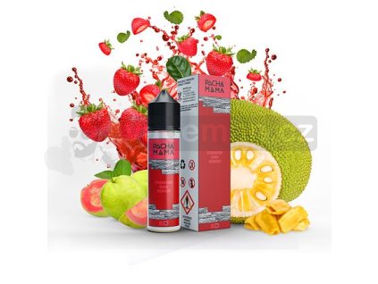 Příchuť Pacha Mama S&V: Strawberry Guava Jackfruit (Jahoda, guava, jackfruit) objem 10ml tabáková nálepka Kolek R