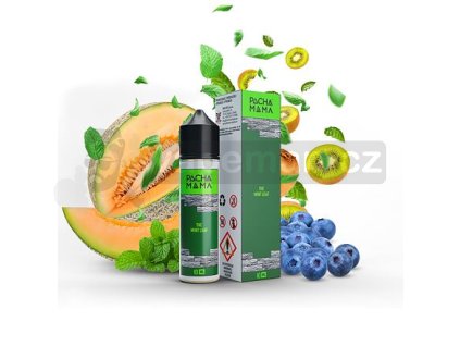 Příchuť Pacha Mama S&V: The Mint Leaf (Borůvka, kiwi, máta a cukrový meloun) objem 10ml tabáková nálepka Kolek R